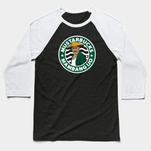 P. Ramlee Parody Series Mustarbucks Baseball T-Shirt